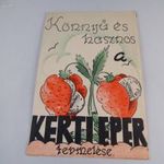 ~1930 KÖNNYŰ ÉS HASZNOS A KERTI EPER TERMESZTÉSE - PROPAGANDA LAP - POSTATISZTA fotó