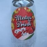 Matyi drink eper ízű 350 (?) ml üres műanyagdoboz 1 FT-RÓL NMÁ! fotó