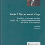 Balás P. Elemér emlékkönyv fotó