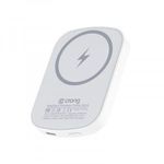 Crong MagSpot Power Bank 5000mAh - Fehér (CRGMSPB5K1WHT) fotó