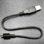 Micro USB Kábel 32cm (USB - microUSB) #1 fotó