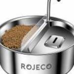 Stainless Steel Pet Water fountain & Feeder 2in1 3.2l Rojeco fotó