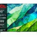 TCL C855 98C855 2, 49 M (98") 4K Ultra HD Smart Wi-Fi Fekete televízió fotó