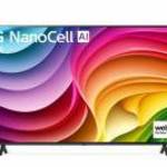 LG NanoCell 55NANO82T6B 139, 7 cm (55") 4K Ultra HD Smart Wi-Fi Barna televízió fotó