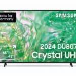 Samsung GU75DU8079U 190, 5 cm (75") 4K Ultra HD Smart Wi-Fi Fekete televízió - SAMSUNG fotó