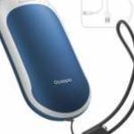 Ocoopa HotPal PD 5000 mAh hand warmer with powerbank function, USB-C white-blue fotó