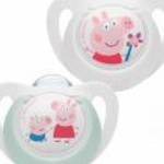 Baba cumi NUK Star Peppa Pig 6-18m 2 db fotó