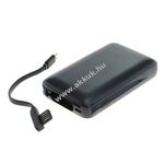 Hordozható külső USB-s akku (micro USB) töltő -Powerbank- 10000mAh adapterrel fotó