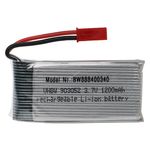 Helyettesítő modell / RC Akku 3.7V, Li-Polymer, 1200mAh, JST-csatlakozó, 57mm x 29mm x 10mm fotó