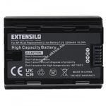 Helyettesítő EXTENSILO akku Fujifilm X-T4 típus NP-W235, 2250mAh fotó