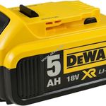 Eredeti akku szerszámgép Dewalt típus DCB184 XR gépekhez 18V 5, 0Ah Li-Ion fotó