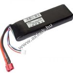 Helyettesítő model / RC akku LiPo 7.4V 3200mAh, T csatlakozó AWG12, JST-XH 2.54 AWG24 fotó