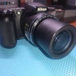 NIKON L810 - DIGITÁLIS FÉNYKÉPEZŐ -16 MP+8 GB KÁRTYA + AKKUTÖLTŐ + KÁRTYAOLVASÓ+TOK-OBJEKTIV AKAD... fotó