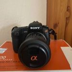 Újszerű Sony Alpha 300 fényképezőgép dobozában fotó