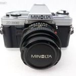 MINOLTA X-300 régi tükörreflexes analóg fényképezőgép fotó