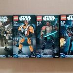 ÉBREDŐ ERŐS Legok: Új, BONTATLAN Star Wars Lego 75113 RAY + 75115 POE + 75116 FINN + 75526 ELIT TIE fotó