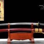 Teljesen új, gyönyörű Damaszk(rétegelt penge)Japán Senshi no Tamashi Katana, szamurájkard fotó