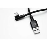 Daewoo microUSB kábel, 2 méter, fekete fotó