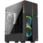 Aerocool Playa RGB ATX Fekete (ACCM-PB09133.11) fotó