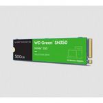 SSD M.2 500GB WD Green SN350 NVMe PCIe 3.0 x 4 (WDS500G2G0C) fotó