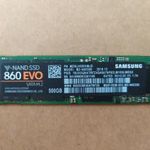 Samsung 860 EVO M.2 500 GB SSD - MZ-N6E500BW - használt fotó