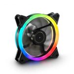 Sharkoon Shark Blades 12cm RGB Black 4044951026876 Alkatrész Ventilátorok, Hűtők, Előlapi panelek fotó