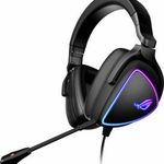 Asus ROG Delta S Gamer Over Ear headset Vezetékes Stereo Fekete mikrofon zajelnyomás fotó