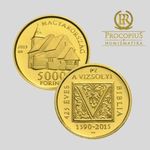 2015 Vizsolyi biblia arany 5000 FORINT PRÓBAVERET (RR! 10 db vert pld!) ( PR15) fotó