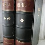 Vizsolyi Biblia 1590 KÁROLI GÁSPÁR REPRINT HASONMÁS FAKSZIMILE VIZSOLY SZENTÍRÁS fotó