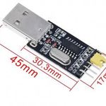 CH340G USB 2.0 - UART (serial - soros) converter fotó