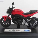 1/18 motor modell, makett Honda NC 750S 2018 fotó