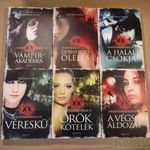 Richelle Mead: Vámpírakadémia 1-6. (Dermesztő ölelés, A halál csókja, Véreskü, A végső áldozat...) fotó