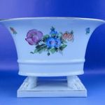 0D562 Oroszlánlábas Herendi porcelán kaspó fotó