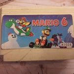 Super Mario Bros 6 sárga Kínai Nintendo Klón famiclone Kazetta Cartridge játék-tesztelve fotó