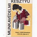 1975 Munkavédelmi kesztyű LENIN Szövetkezet Cegléd kártyanaptár 2. fotó