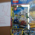 (LE30) ÚJ BONTATLAN LEGO CITY RENDŐR ÉS RABLÓ FIGURA + ÚJSÁG fotó