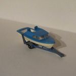 MATCHBOX LESNEY RW BOAT +TRAILER No: 9 KISAUTÓ fotó