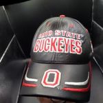 NFL – Ohio State Buckeyes (eredeti) állítható Snapback 1990' bőr amerikai foci baseball sapka fotó