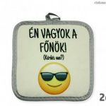 Edényfogó Én vagyok a Főnök 2db 18cm 04005 fotó