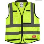 Milwaukee Prémium Láthatósági mellény, sárga - 2XL/3XL 1 db fotó