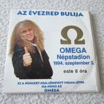 OMEGA : Az évezred bulija Népstadion 1994.szeptember 3. belépőjegy + cd lemez fotó