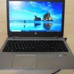 HP PROBOOK 650 G3 i5-6300u kompletten TÖLTÖVEL TÖBB ÓRÁS AKKSIVAL gamernek is fotó