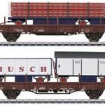 Márklin 45042 H0 DR Circus Busch tehervagon 2db-os készlet fotó