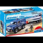 Playmobil Rendőrkocsi motorcsónakkal (5187) fotó