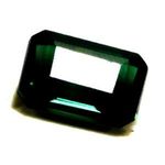 ÁSVÁNY-DRÁGAKŐ Tourmalin 4.65 Cts > green Tourmaline Natural emerald cut Gemstone. fotó