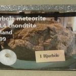 METEORIT Bjurbole meteorit 1899 > Világ ritka meteoritjai > DÍSZDOBOZOS gyűjtemény > EXTRA RITKA fotó