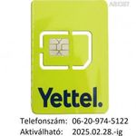 ÚJ!!! Yettel-es (Telenor-os, Pannon-os) normál-micro SIM kártya Könnyű hívószámmal! Akció!!! fotó