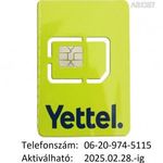 ÚJ!!! Yettel-es (Telenor-os, Pannon-os) normál-micro SIM kártya Könnyű hívószámmal! Akció!!! fotó