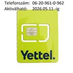 ÚJ!!! Yettel-es (Telenor-os, Pannon-os) normál-micro SIM kártya Könnyű hívószámmal !!! fotó