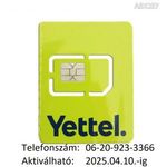 ÚJ!!! Yettel-es (Telenor-os, Pannon-os) normál-micro SIM kártya Könnyű hívószámmal !!! fotó